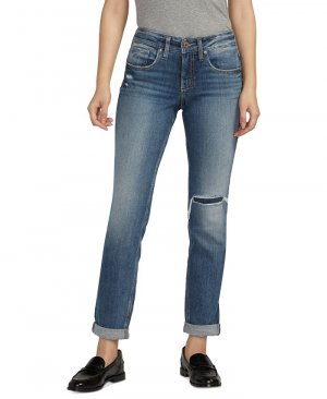 Женские зауженные джинсы-бойфренды со Silver Jeans Co.