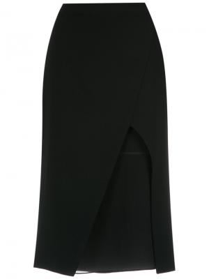 Panelled midi skirt Giuliana Romanno. Цвет: чёрный