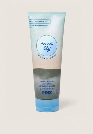 Молочко для тела Victorias Secret Victoria's увлажняющее `Fresh Air Juicy Mandarin Fresh Sky` серии PINK, 236 мл. Цвет: прозрачный