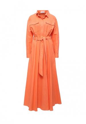 Платье Yaroslavna. Цвет: оранжевый