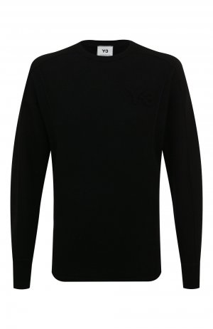 Шерстяной свитер Y-3. Цвет: чёрный