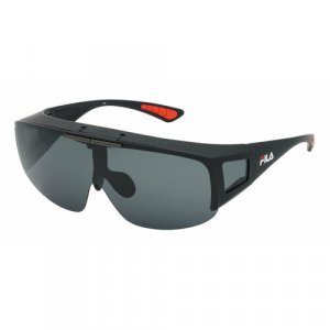 Солнцезащитные очки SFI126 U28P, черный Fila. Цвет: черный