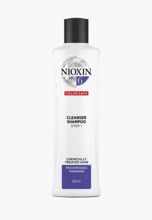 Шампунь Nioxin No.6 Cleanser Shampoo Step 1, 300 мл. Цвет: прозрачный