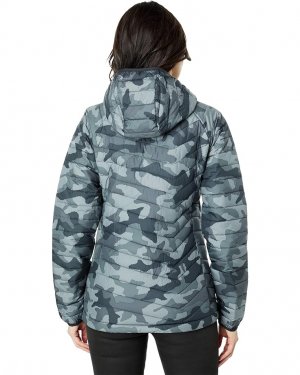 Куртка Powder Lite Hooded Jacket, цвет Black Trad Camo Print Columbia