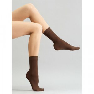 Носки , размер UNI, коричневый Giulia. Цвет: коричневый
