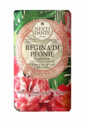 Мыло Nesti Dante Regina di peonie/Королевский пион 250 г. Цвет: белый