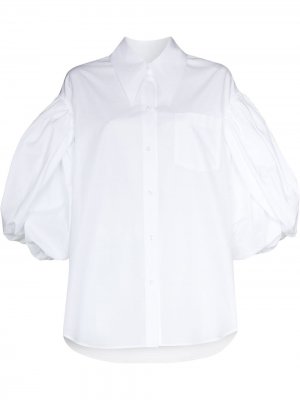 Layered puff-sleeve shirt Simone Rocha. Цвет: белый