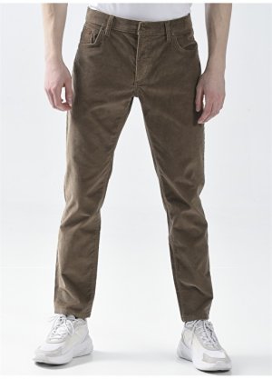 Удобные бежевые мужские брюки-чинос с высокой талией Lee Cooper