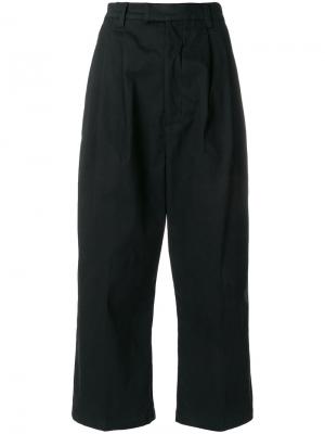 Укороченные широкие брюки P.A.M.. Цвет: чёрный