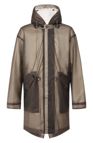 Плащ Helmut Lang. Цвет: серый