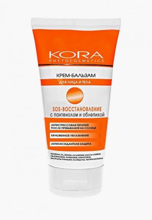 Крем для тела Kora SOS восстановление 150 мл. Цвет: прозрачный