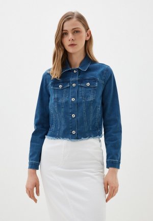 Куртка джинсовая Helmidge. Цвет: синий