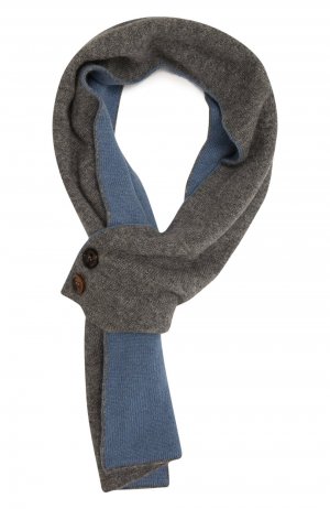 Кашемировый шарф Moorer. Цвет: серый