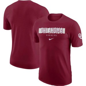 Мужская малиновая футболка Oklahoma Earlys Campus Gametime Nike