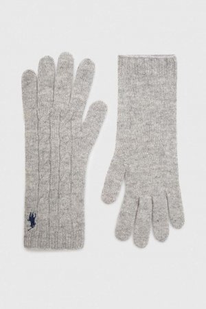 Шерстяные перчатки , серый Polo Ralph Lauren