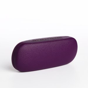 Футляр для очков 16*6*3,8 см, хлопушка, фиолетовый No brand. Цвет: фиолетовый