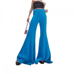 Расклешенные брюки Premium Limited Edition, синий Topshop