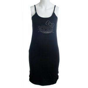 Платье размер XS, черный Hello Kitty. Цвет: черный