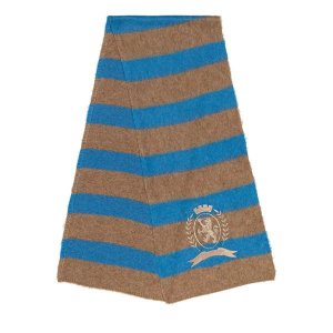 Шарф thc fuzzy scarf stripes sandy beige/cerulean , бежевый Tommy Hilfiger