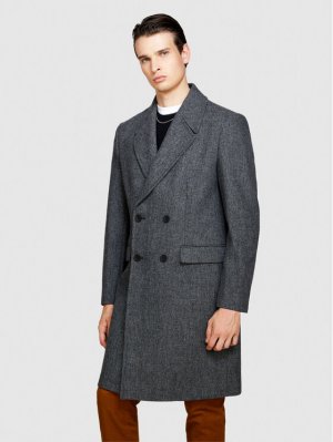 Переходное пальто стандартного кроя , серый Sisley