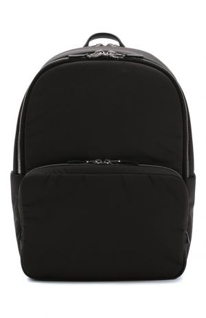 Текстильный рюкзак Voyager City с кожаной отделкой Loro Piana. Цвет: черный