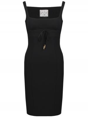 Коктейльное платье DSQUARED2. Цвет: черный