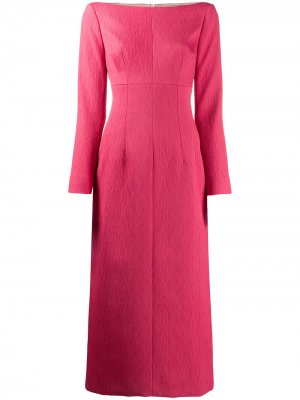 Платье Asher с длинными рукавами Emilia Wickstead. Цвет: розовый