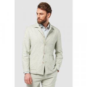 Пиджак, размер 54, зеленый KANZLER. Цвет: зеленый/оливковый