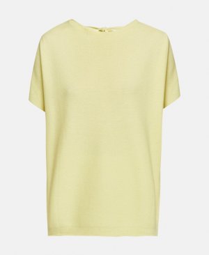 Пуловер с короткими рукавами , желтый Oasis