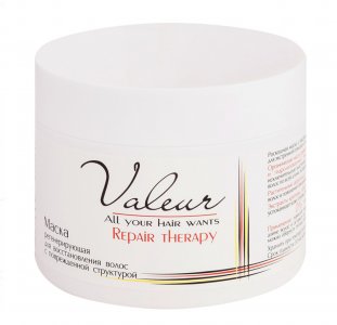 Valeur маска регенерирующая для восстановления поврежденных волос 300 г Liv-delano