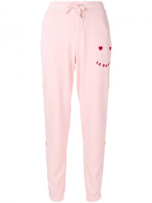 Спортивные брюки Zoe Karssen. Цвет: розовый и фиолетовый