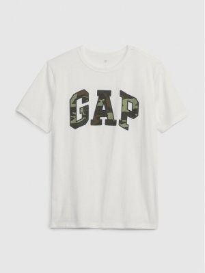 Футболка стандартного кроя Gap, белый GAP