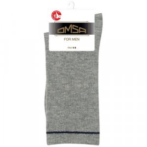 Носки , размер 45-47, серый Omsa. Цвет: серый