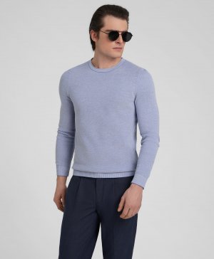 Пуловер трикотажный KWL-0806 LBLUE HENDERSON. Цвет: голубой
