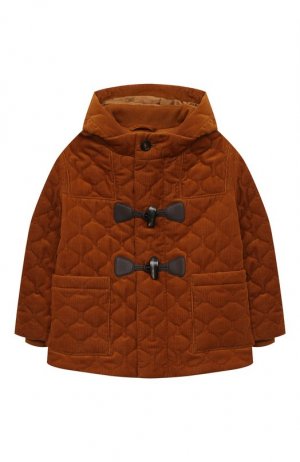 Хлопковая куртка Loro Piana. Цвет: коричневый