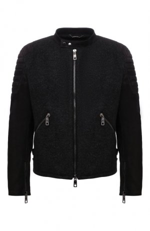 Утепленная куртка Dolce & Gabbana. Цвет: серый