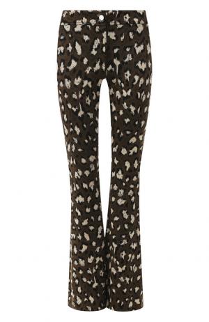 Расклешенные брюки из вискозы с принтом Diane Von Furstenberg. Цвет: разноцветный