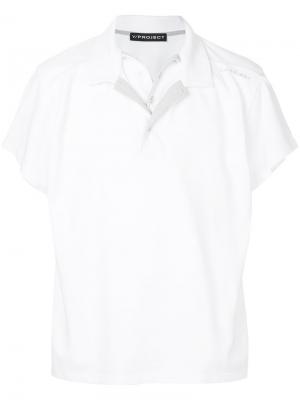 Многослойная рубашка-поло Y / Project. Цвет: белый