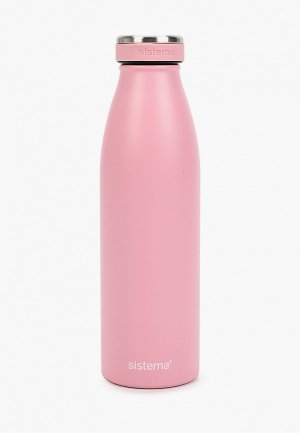 Бутылка Sistema Hydrate, 500 мл. Цвет: розовый