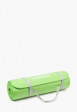 Коврик для йоги Liveup NBR Mat, 120х180 см. Цвет: зеленый