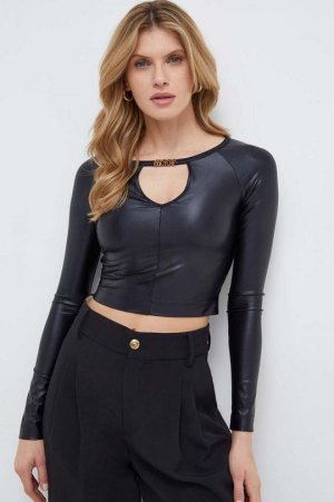 Рубашка с длинным рукавом, черный Versace Jeans Couture