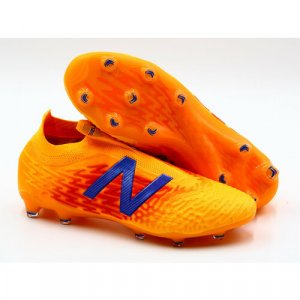 Бутсы Tekela v3+ Pro FG, размер 13 US, синий, оранжевый New Balance. Цвет: желтый/оранжевый