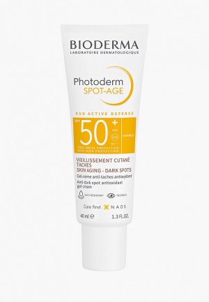 Крем солнцезащитный Bioderma Фотодерм, SPF50+, 40 мл. Цвет: прозрачный