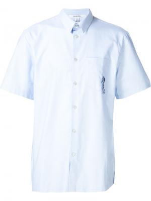 Рубашка с короткими рукавами Carven. Цвет: синий