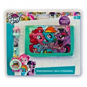 Набор подарочный (часы+кошелёк) My Little Pony
