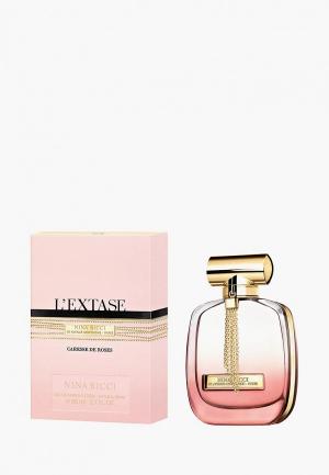 Парфюмерная вода Nina Ricci L’extase Caresse De Rose, 80 мл. Цвет: прозрачный