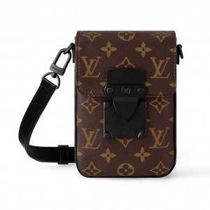 Сумка-бумажник S-Lock Vertical, коричневый Louis Vuitton