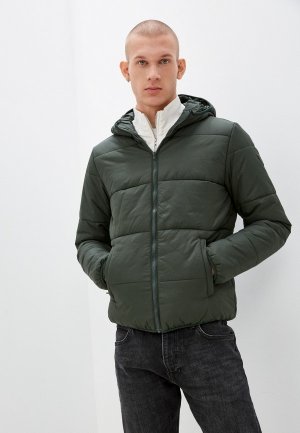 Куртка утепленная Wrangler. Цвет: зеленый