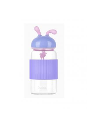 Стеклянная бутылка Hoco CP7 Purple. Цвет: фиолетовый