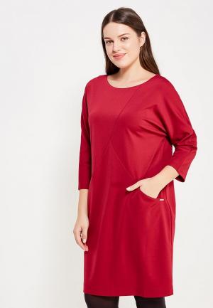 Платье Yarmina. Цвет: бордовый